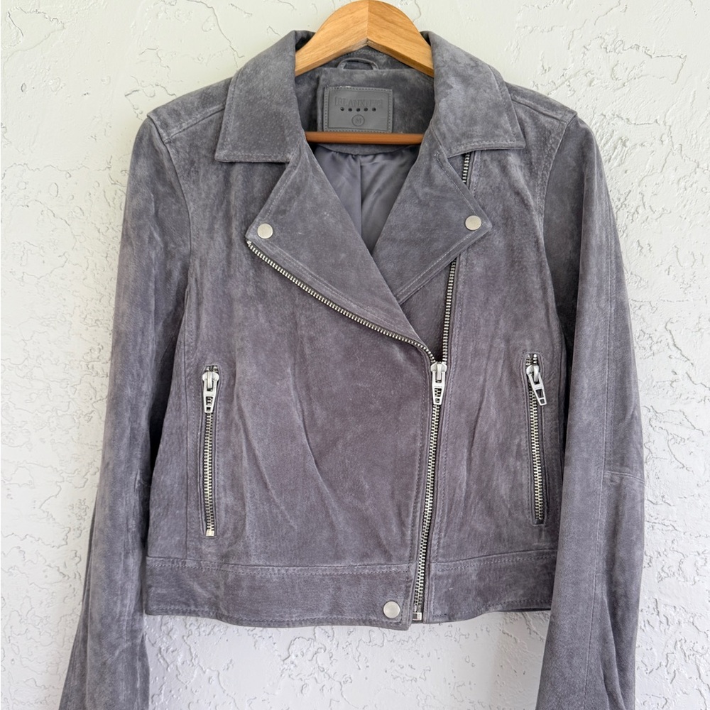 BlankNYC Suede Moto Jacket